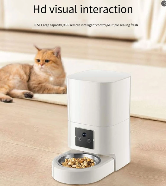 Smart Pet Feeder - Foder automat - 6,5L med kamera & App