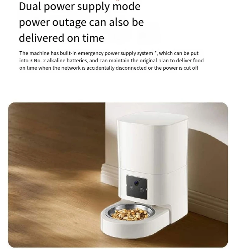 Smart Pet Feeder - Foder automat - 6,5L med kamera & App