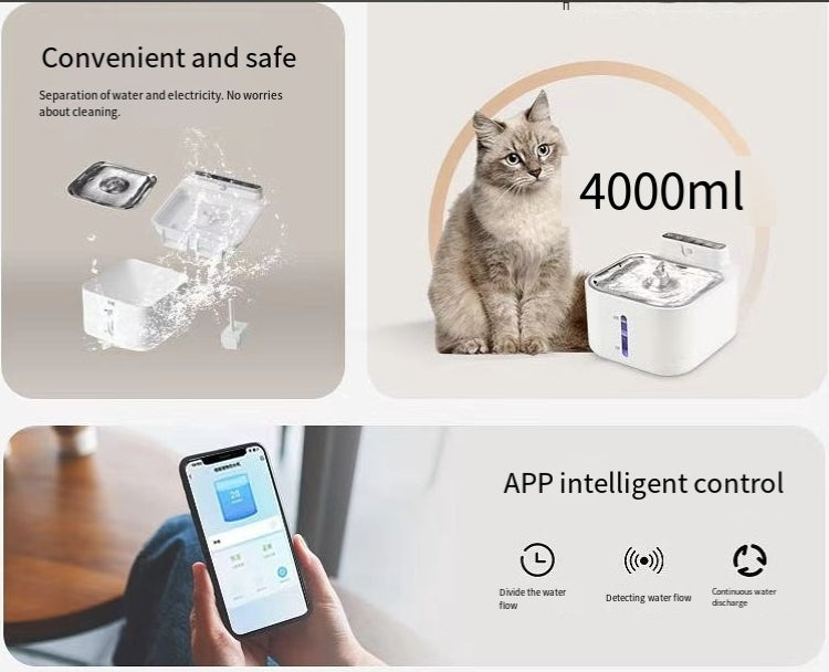 Smart Wireless Pet Water Fountain - Drikke automat