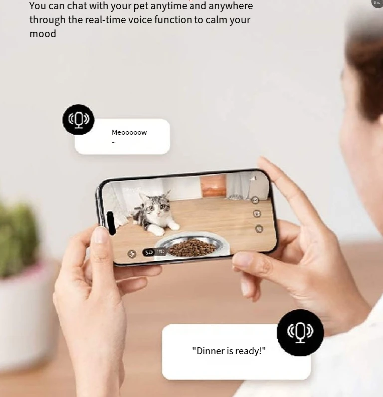 Smart Pet Feeder - Foder automat - 6,5L med kamera & App