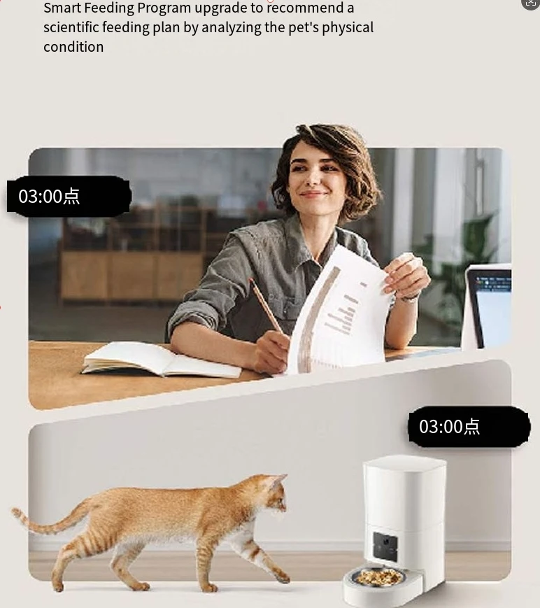 Smart Pet Feeder - Foder automat - 6,5L med kamera & App