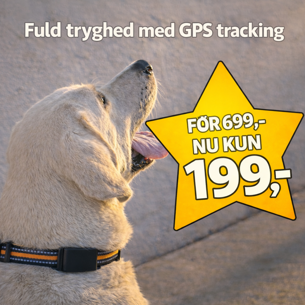 Smart GPS & Health Tracker for Pets – GPS- & Sundhedstracker til Kæledyr