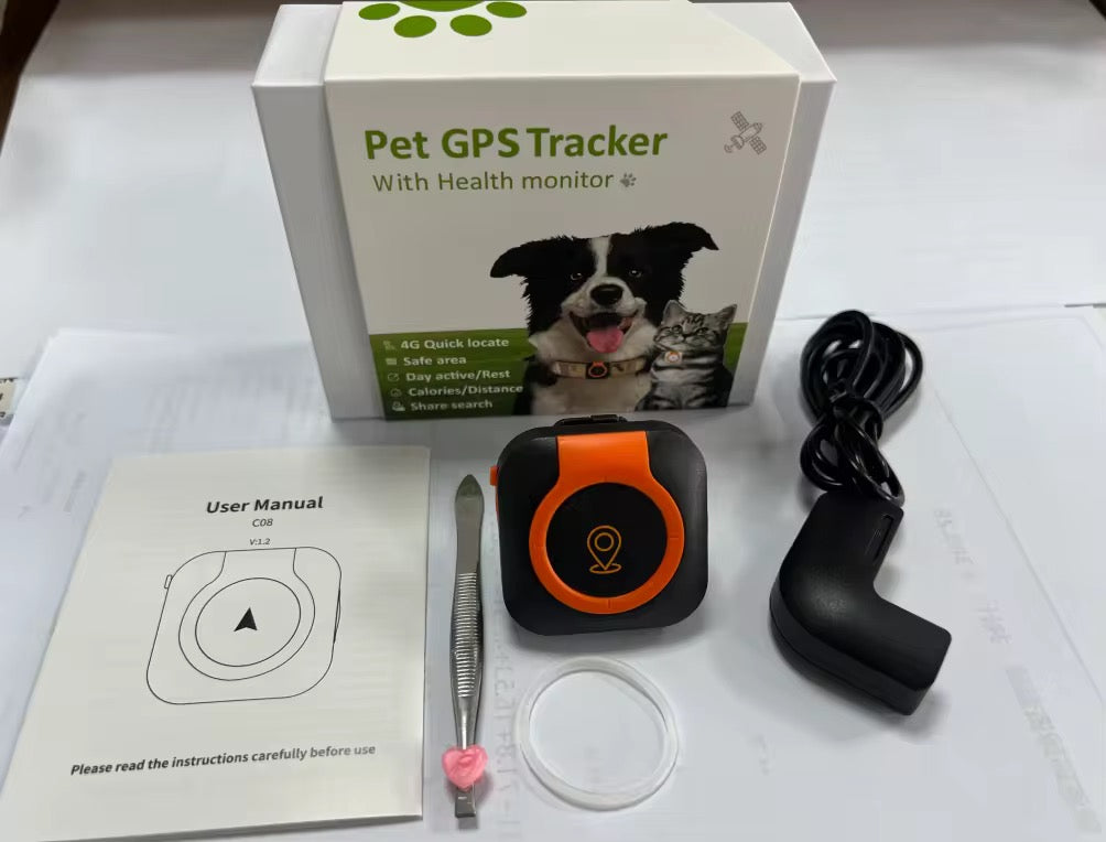 Smart GPS- & Sundhedstracker til Kæledyr - hold styr på dit kæledyrs helbred og sundhed